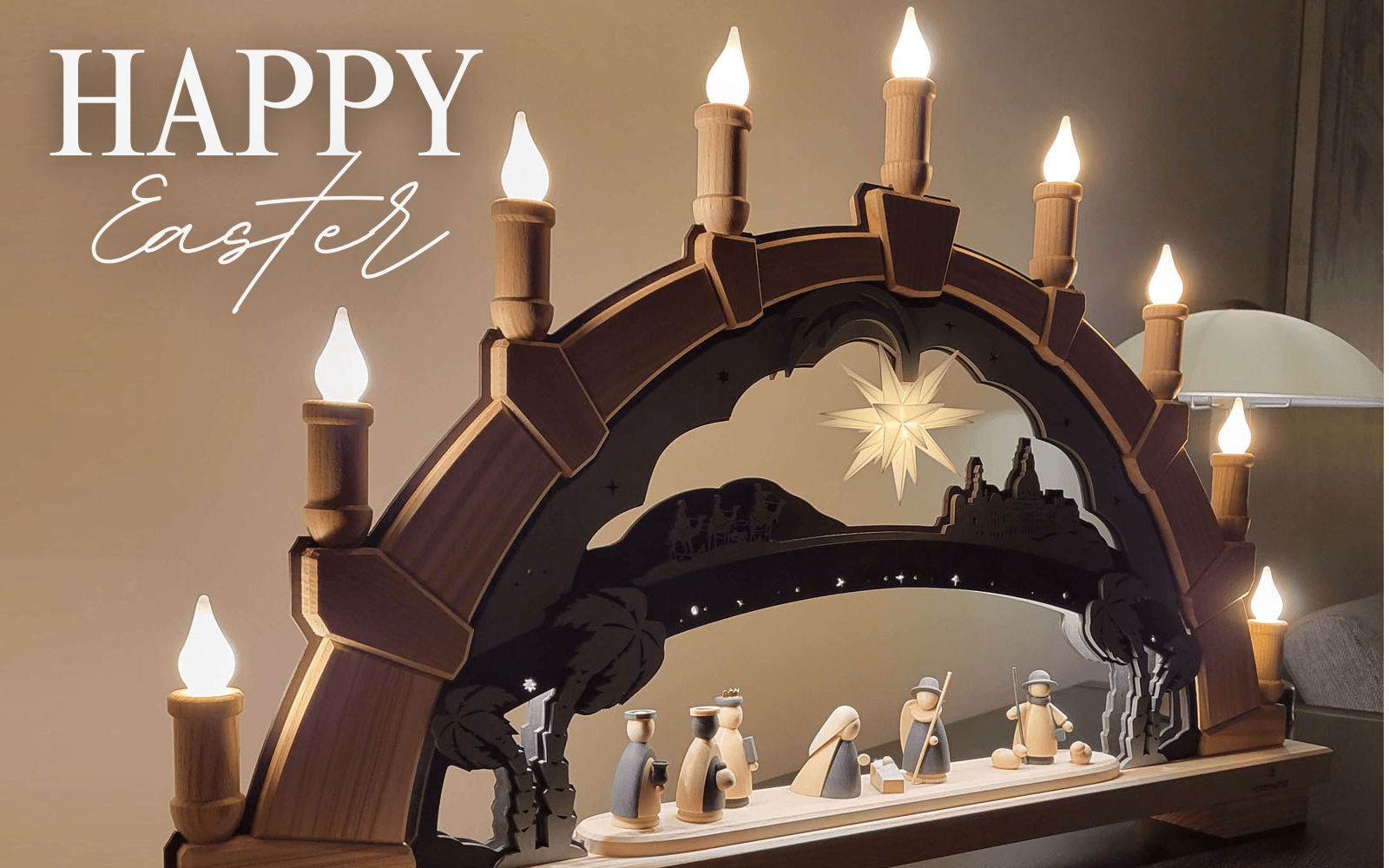 Herrnhuter Schwibbogen for Easter