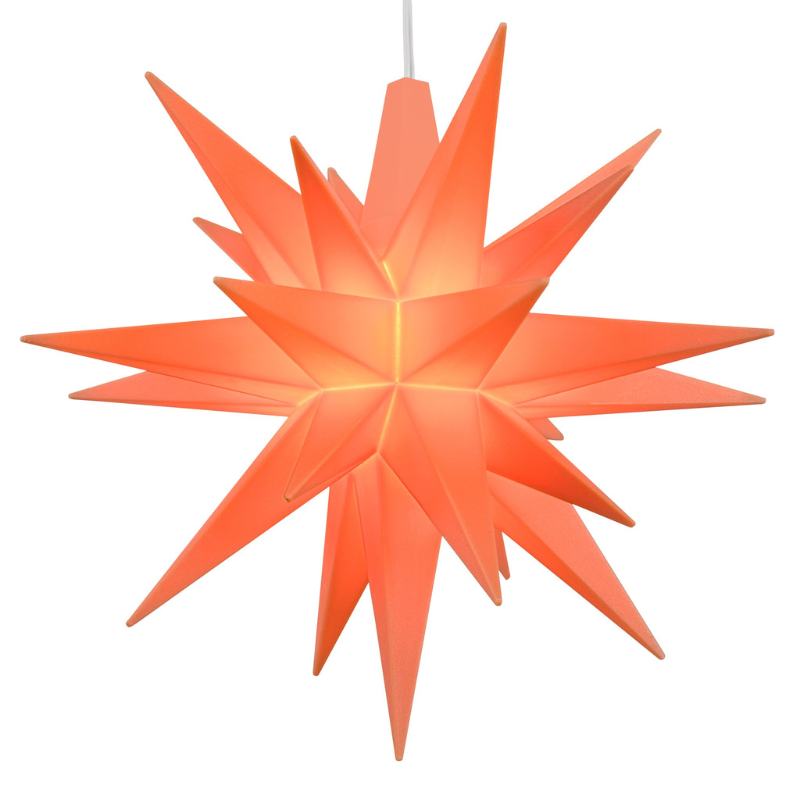 Original Herrnhut plastic MINISTAR, APRICOT (Special Edition 2026) lid