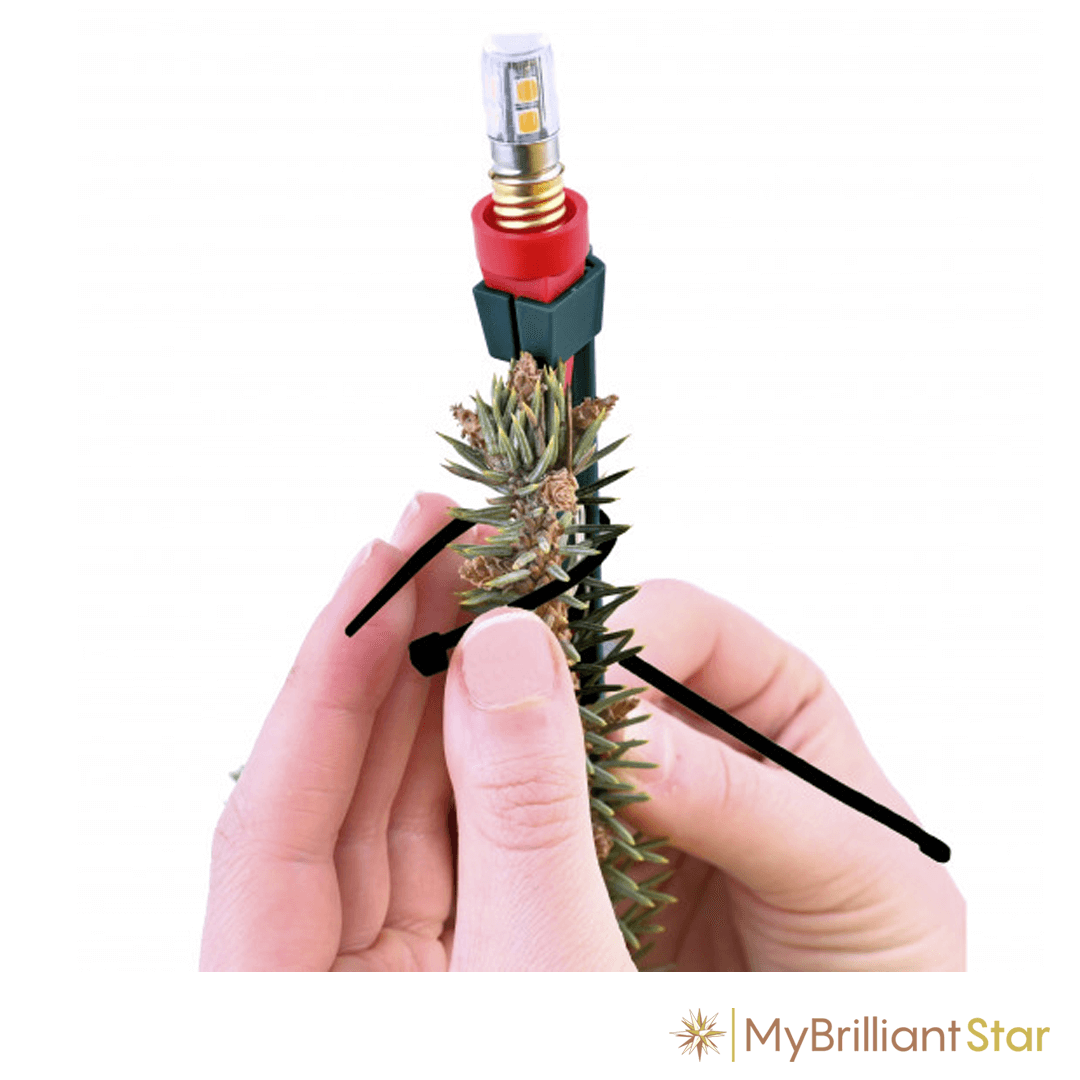 Herrnhut Star holder for tree top A1e