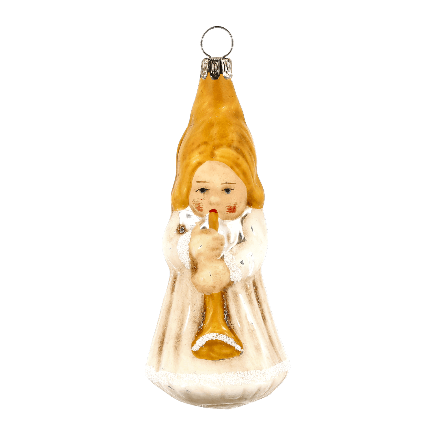 MAROLIN® - Glass ornament "Trumpeting angel"