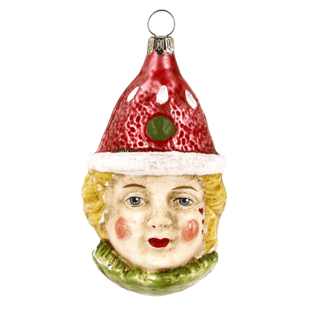 MAROLIN® - Glass ornament &quot;Clown with red hat&quot;
