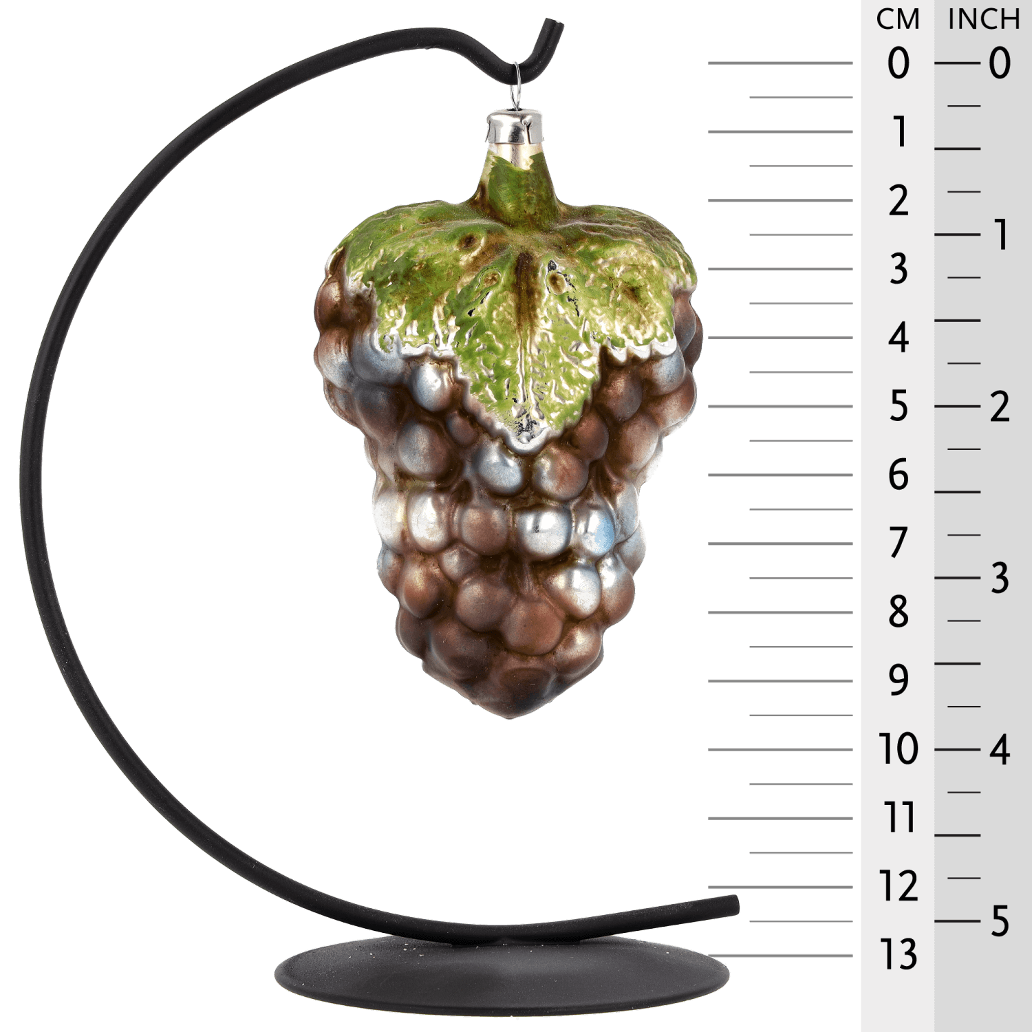 MAROLIN® - Glass ornament "Large grape with leaf"
