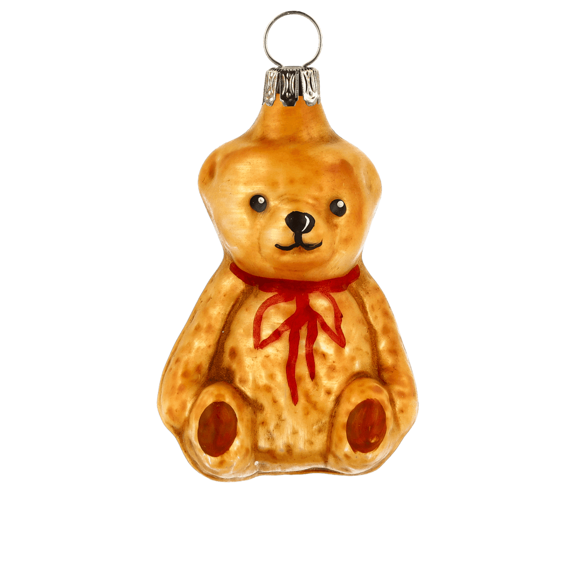 MAROLIN® - Glass ornament &quot;Little Teddy bear sitting&quot;
