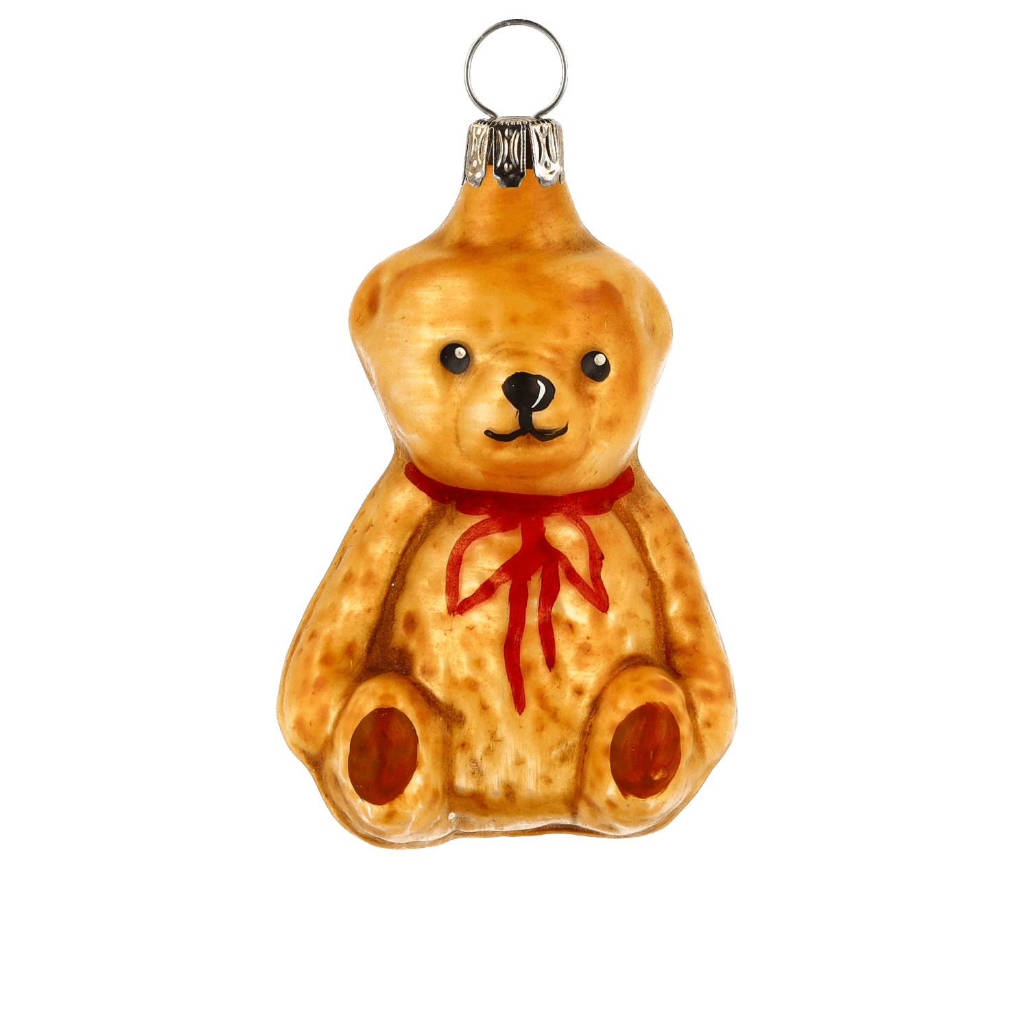 MAROLIN® - Glass ornament "Little Teddy bear sitting"