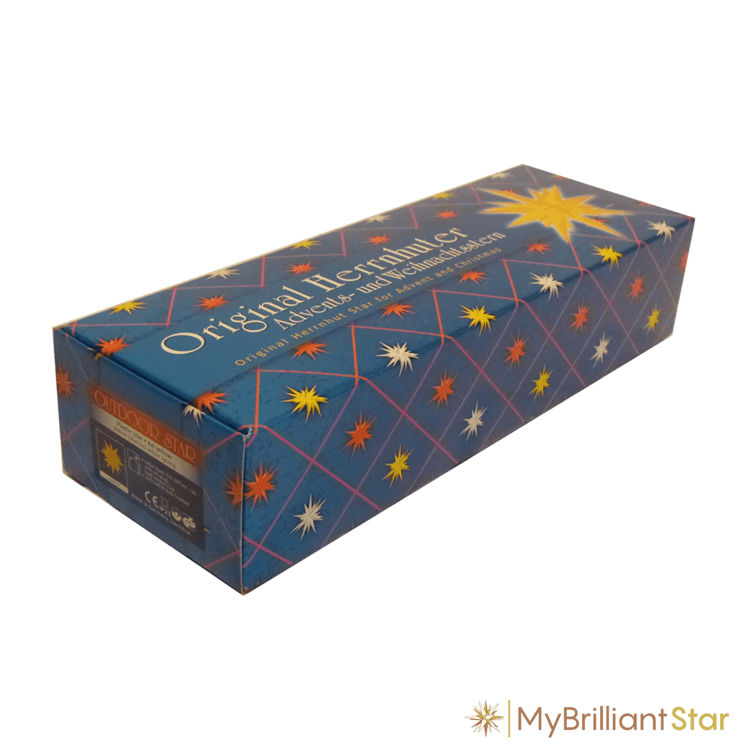 Box for Original Herrnhut plastic star, z-blue, ~ 40 cm / 16 inch ø
