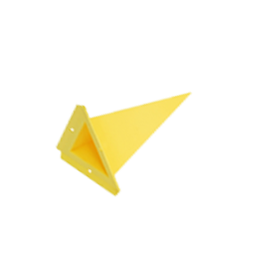 Spare point for plastic star ~ 40 cm / 16 inch ø, yellow