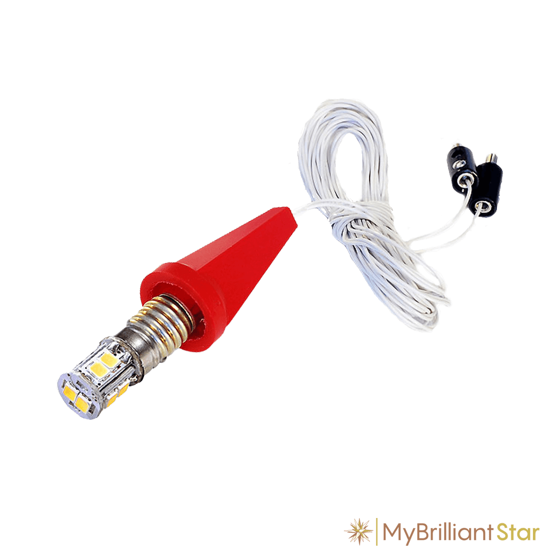 Spare lighting for Herrnhut plastic stars ~ 13 cm / 5 inch ø