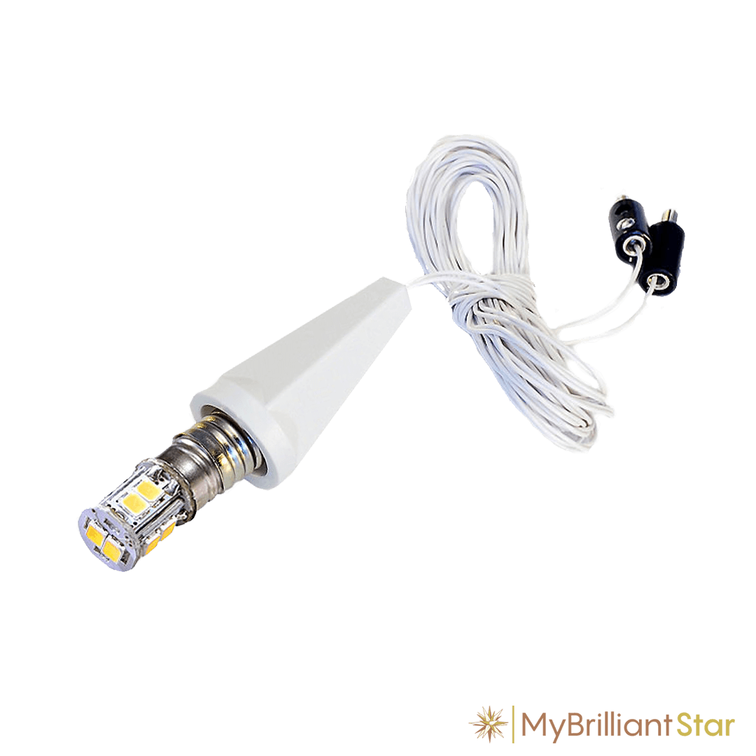 Spare lighting for Herrnhut plastic stars ~ 13 cm / 5 inch ø