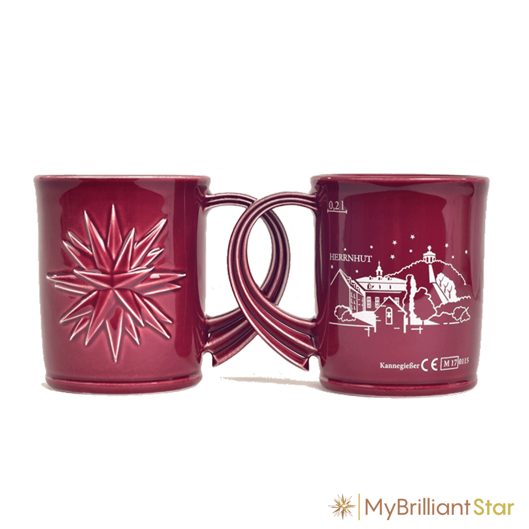 Tasse étoile Herrnhut (logo ou silhouette)