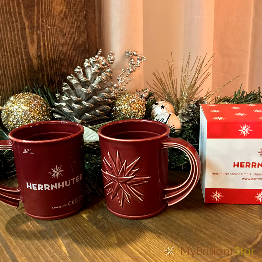 Tasse étoile Herrnhut (logo ou silhouette)