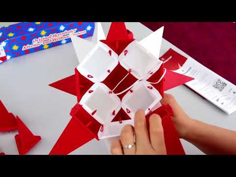 Original Herrnhut plastic star, z-blue, ~ 40 cm / 16 inch ø