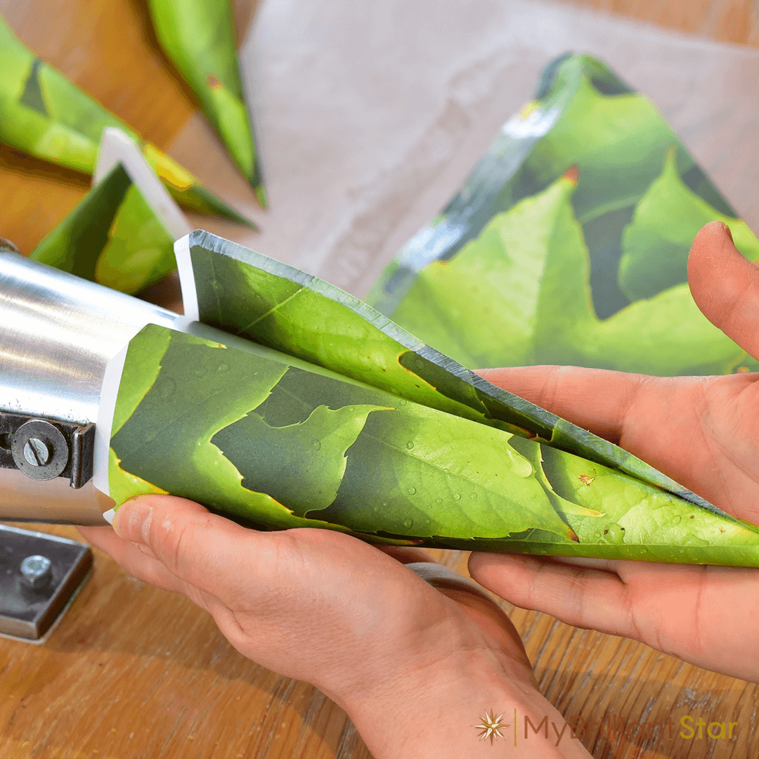 Original Herrnhut paper star, "NATURE Edition Weinlaub", ~ 60 cm / 24 inch ø