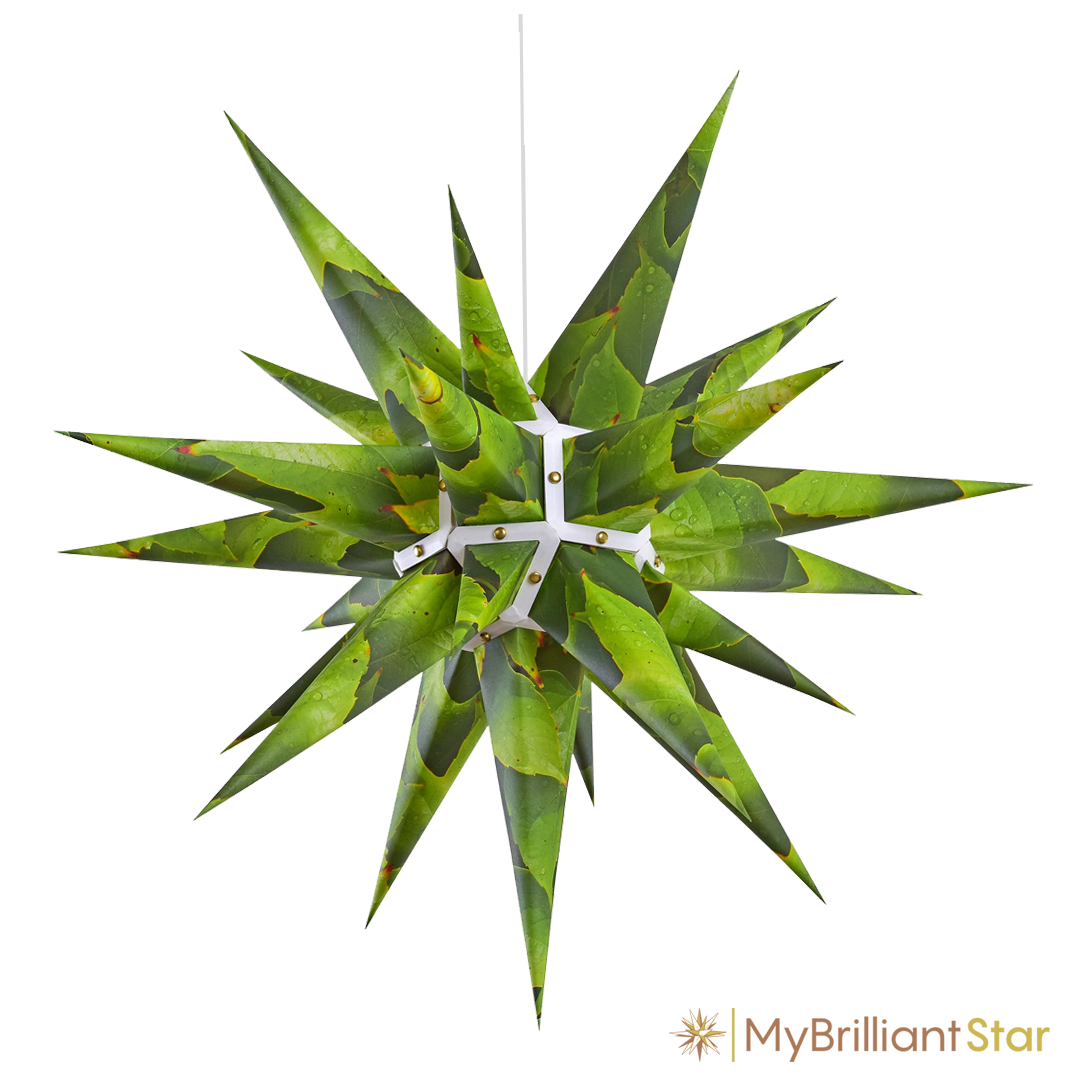 Original Herrnhut paper star, "NATURE Edition Weinlaub", ~ 60 cm / 24 inch ø