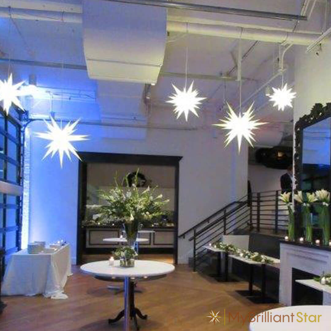 Original Herrnhut paper star, white, ~ 60 cm / 24 inch ø