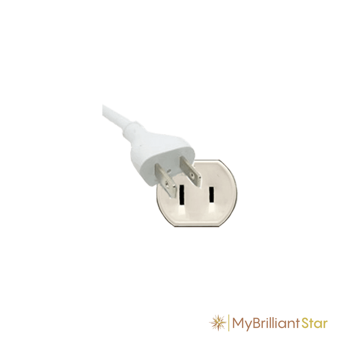 Plug of Original Herrnhut paper star, white, ~ 70 cm / 27 inch ø