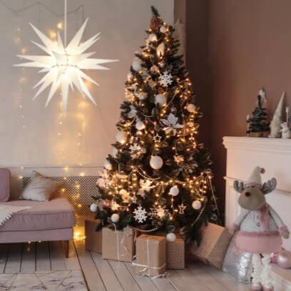 Original Herrnhut paper star, white, ~ 80 cm / 32 inch ø