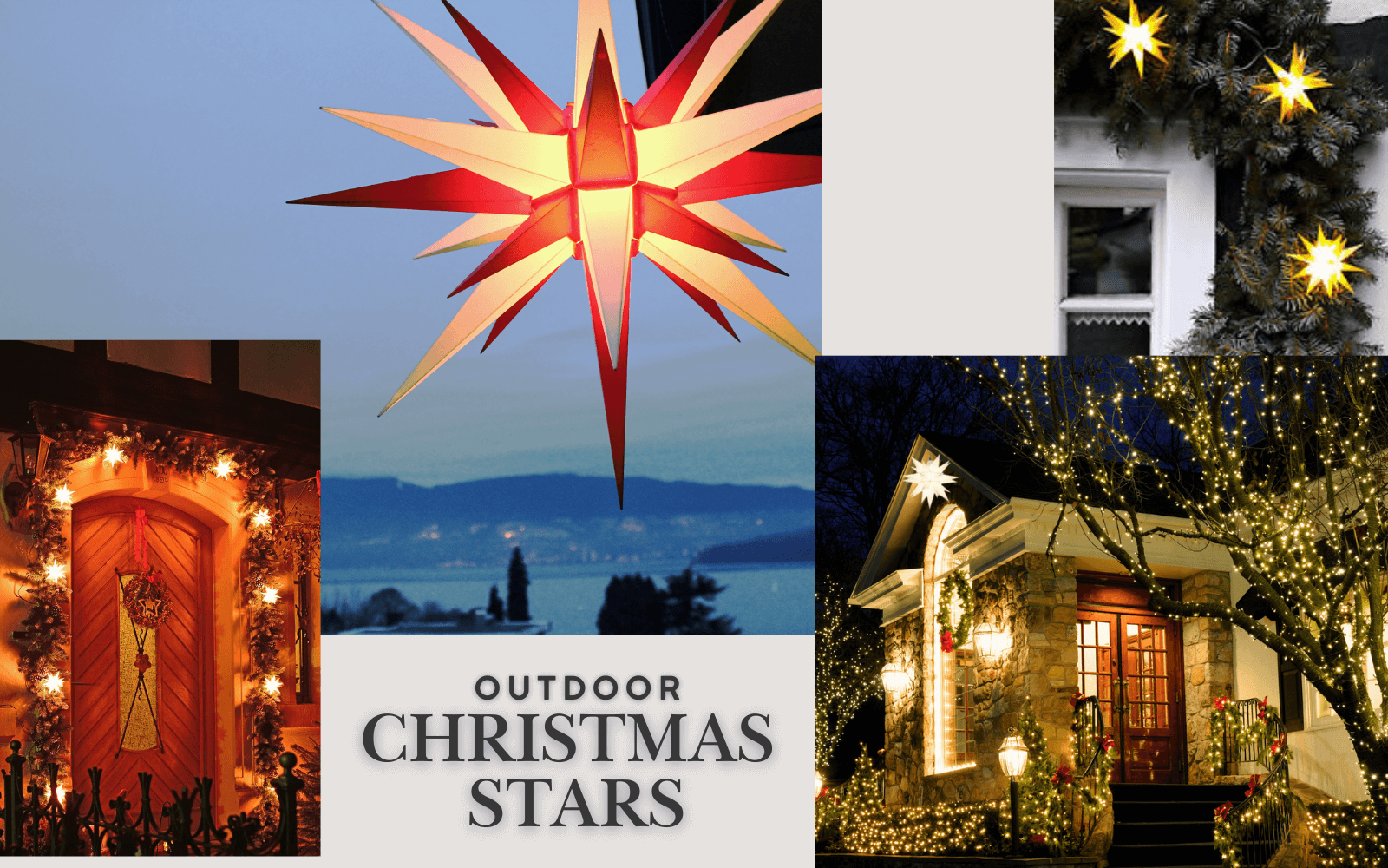 decoration ideas for Herrnhuter Plastic Stars