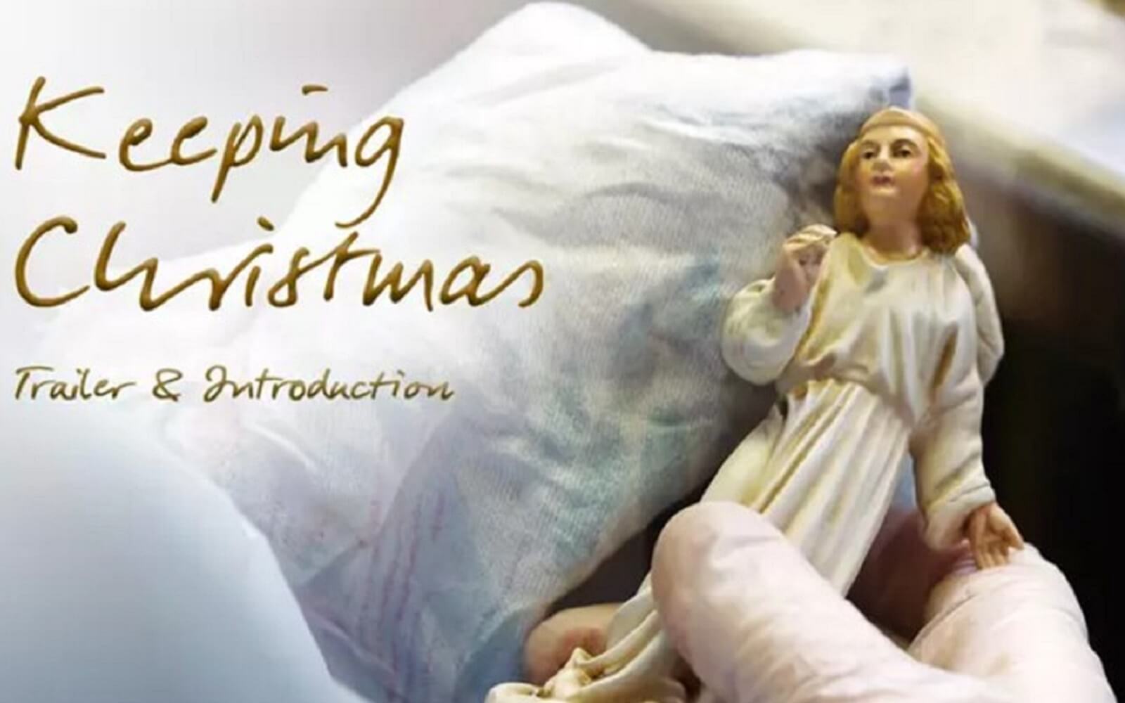 Keeping Christmas - picture of a figure of jesus