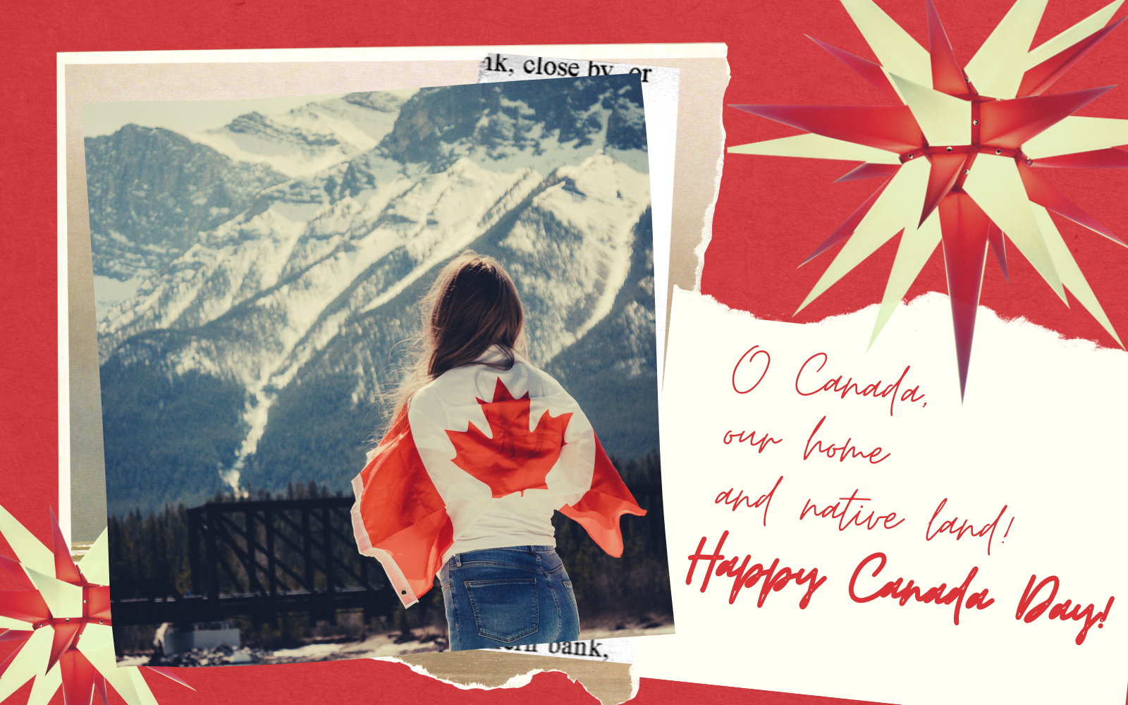 THE CANADIAN FLAG - HAPPY CANADA DAY!