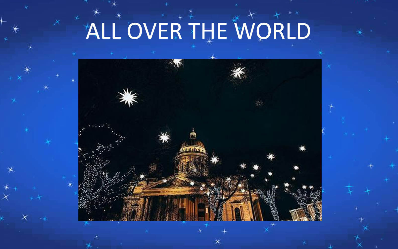 Herrnhut stars all over the world