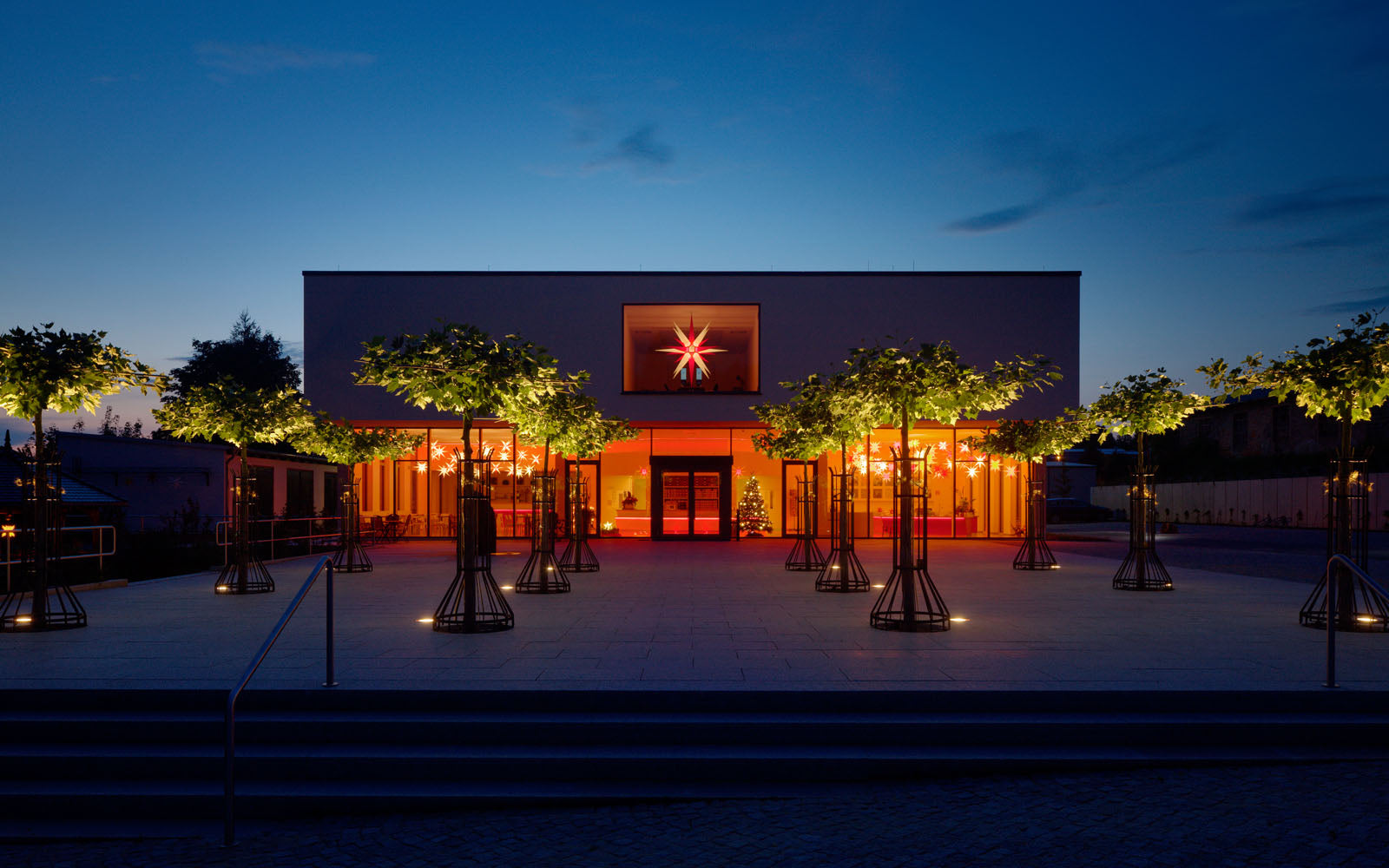 Herrnhuter Star Factory from the outside