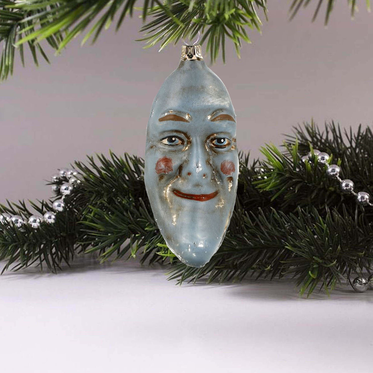 MAROLIN® - Ornement en verre &quot;Clown au chapeau rouge&quot;