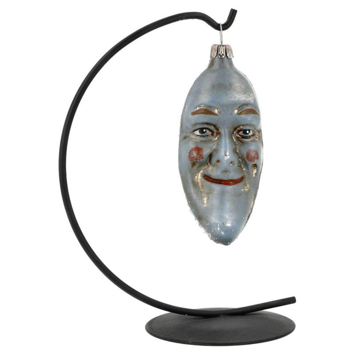 MAROLIN® - Ornement en verre &quot;Clown au chapeau rouge&quot;