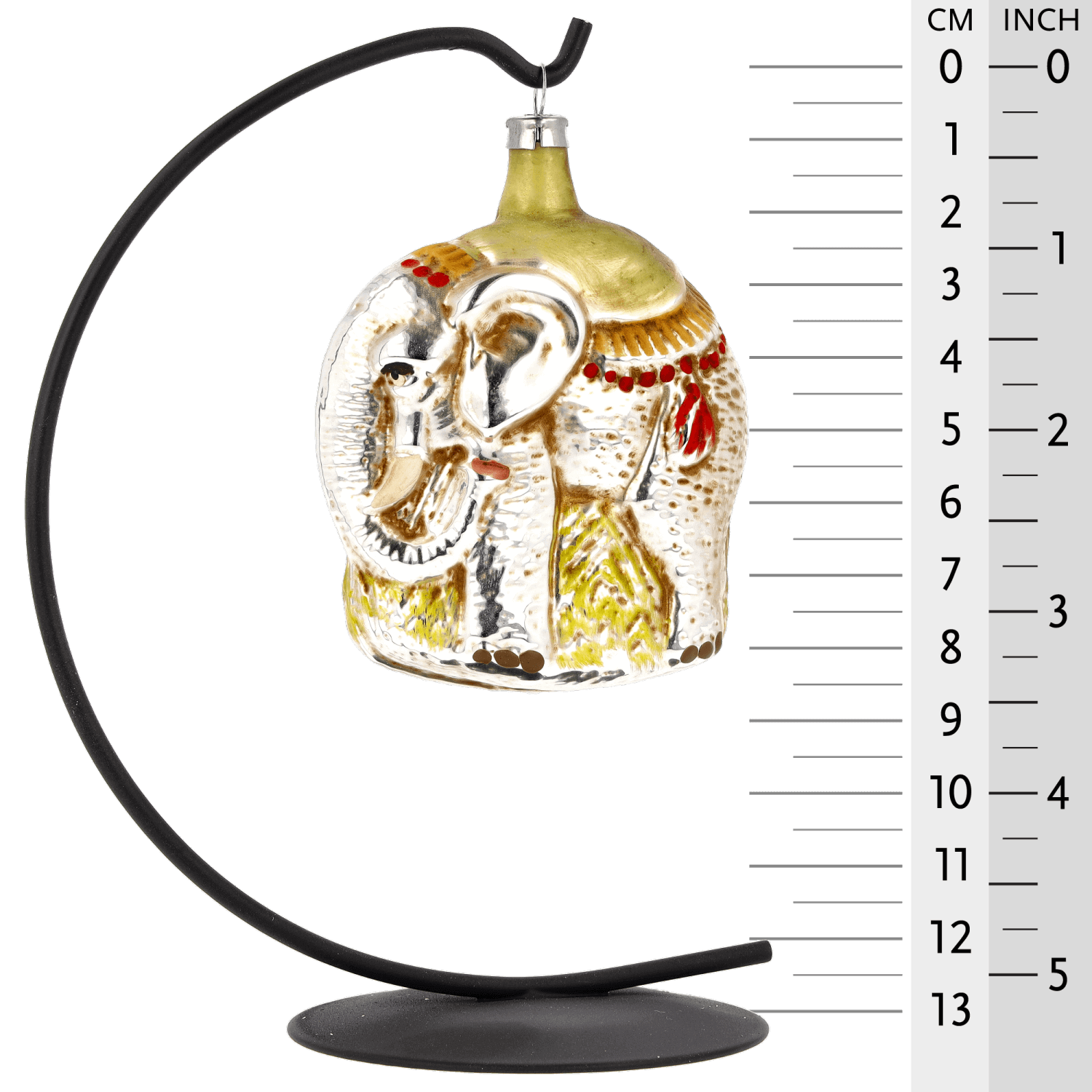 MAROLIN® - Glass ornament "Elephant" on star bow