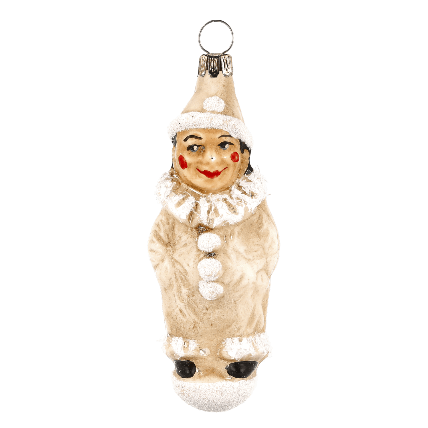 MAROLIN® - Glass ornament "Little clown with glitter"