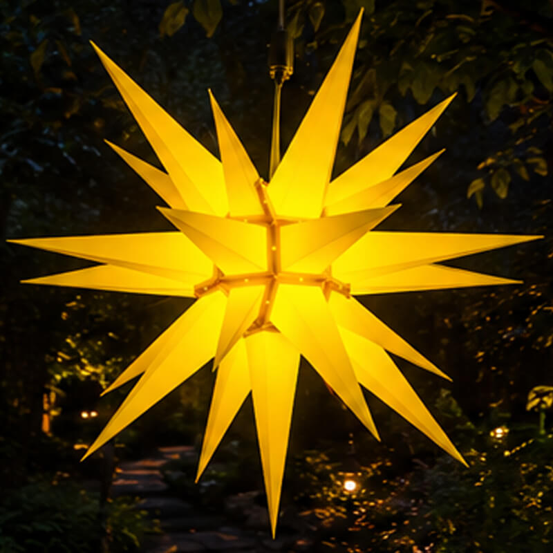 Herrnhut Star 130cm lit up in yellow