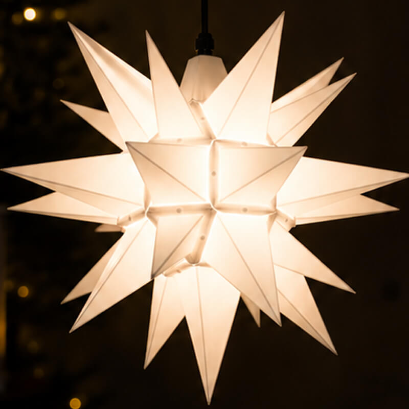 Herrnhut Star 40cm lit up in white
