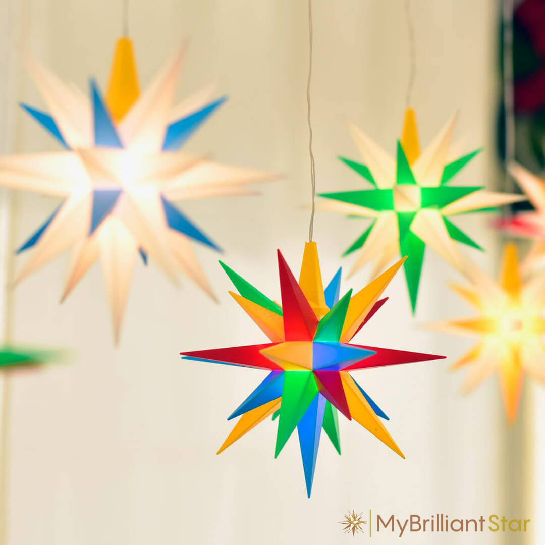 DIY Kit - Original Herrnhut plastic star, ~ 13 cm / 5 inch ø