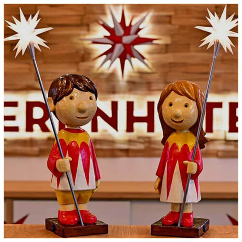 German Christmas Gifts and Decorations (Couple with Herrnhuter Stars)
