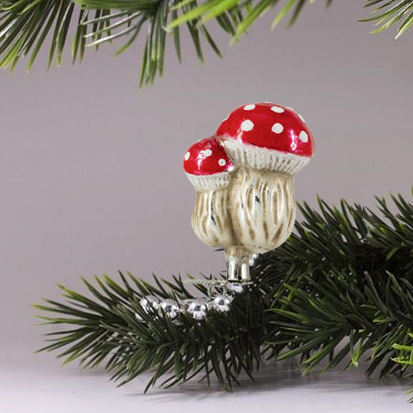 mushroom christmas ornament