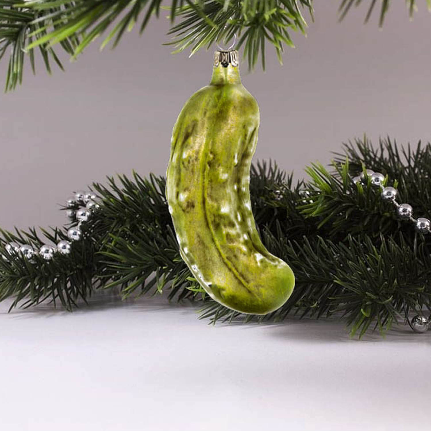 MAROLIN® - Glass ornament "Large pickle in Tree"