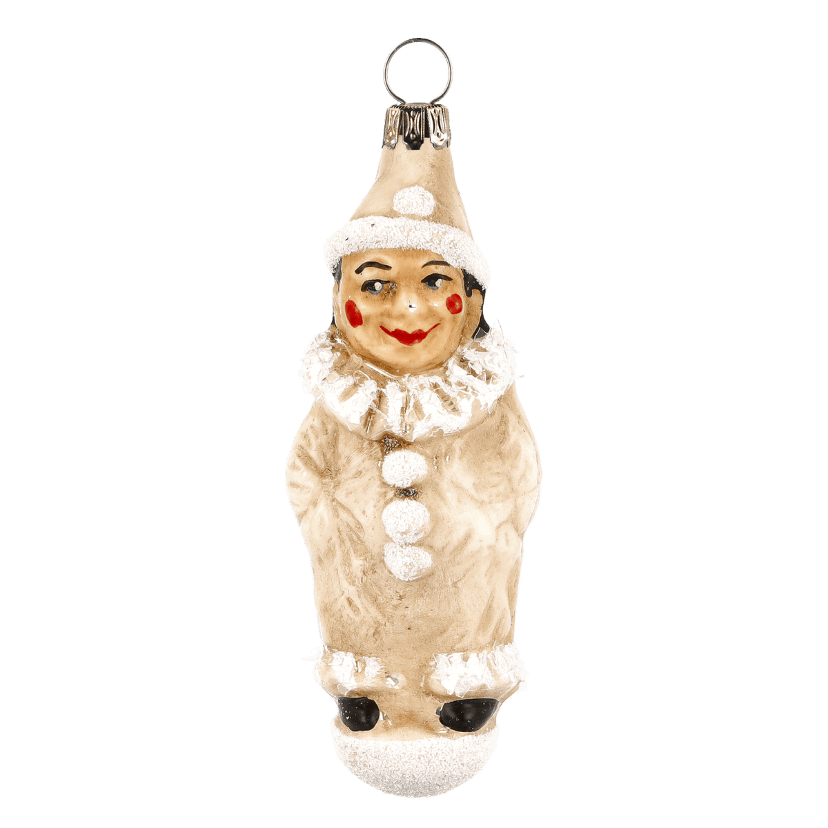 MAROLIN® - Glass ornament &quot;Little clown with glitter&quot;