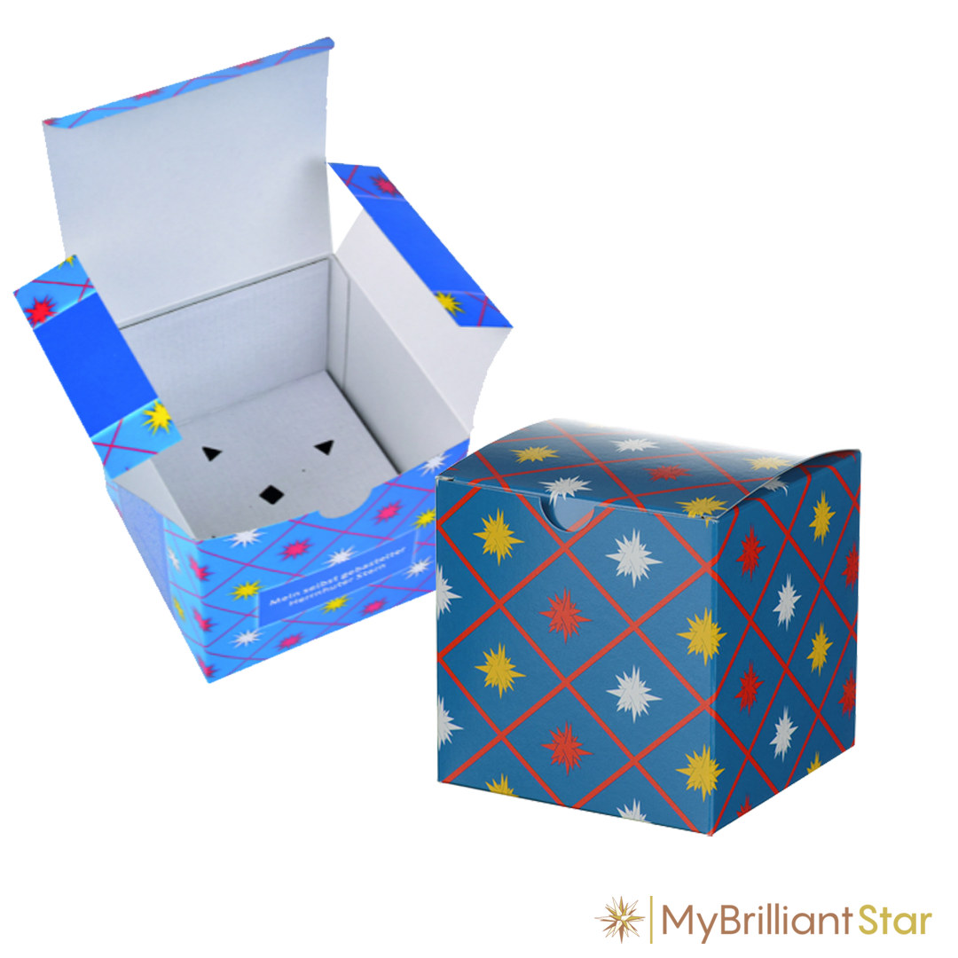 Box for Original Herrnhut plastic MINISTAR, yellow, ~ 8 cm / 3 inch ø - LED