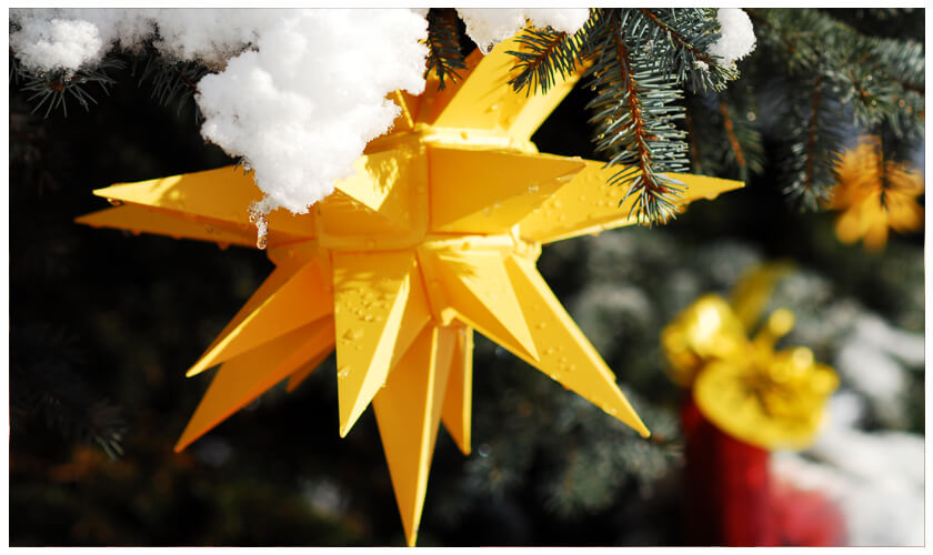 Yellow Plastic Star