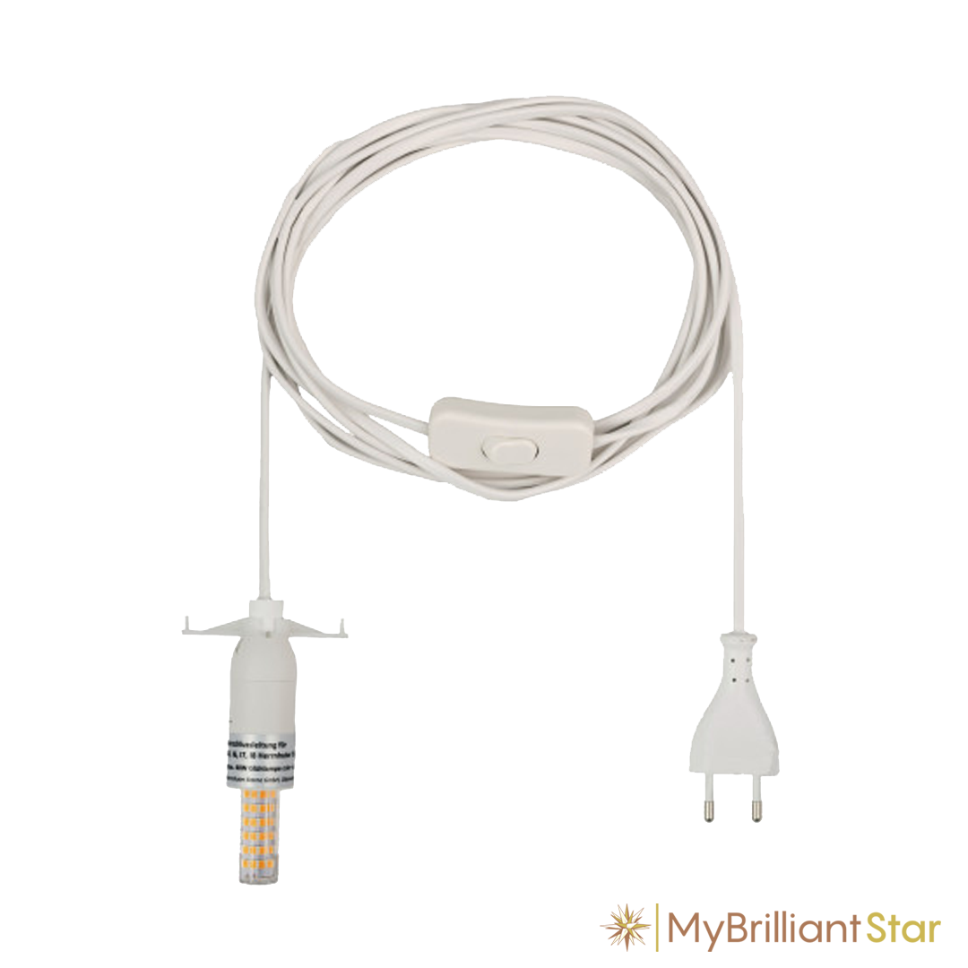 Original Herrnhut paper star, "NATURE Edition Forget-me-not", ~ 60 cm / 24 inch ø