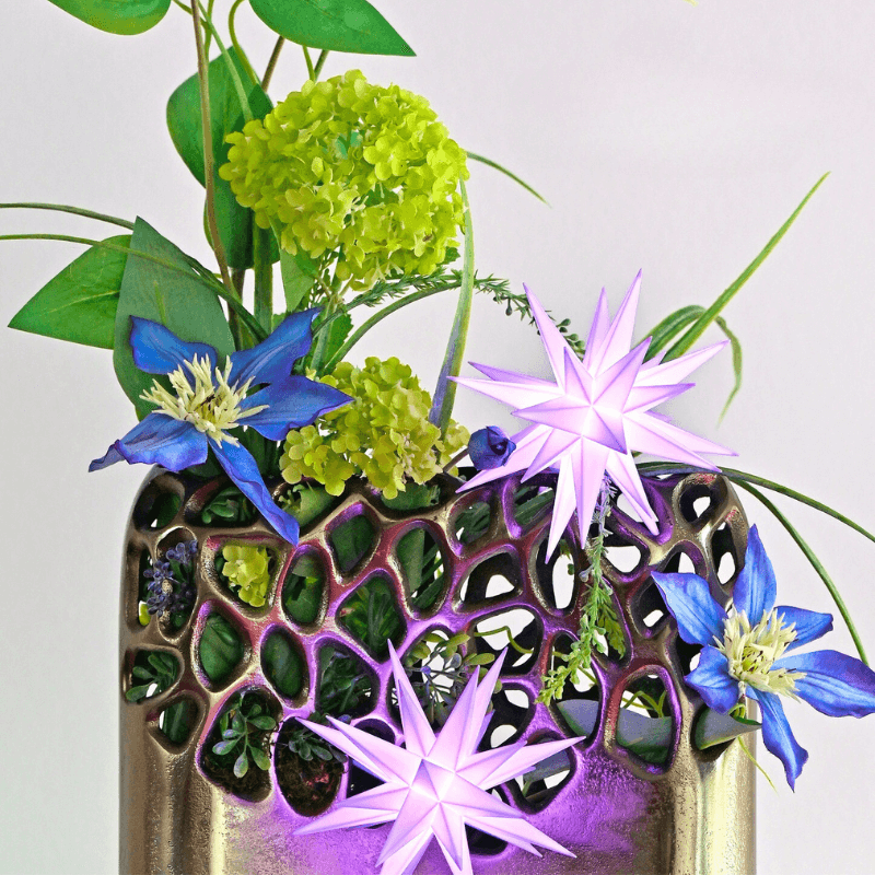 Lilac Herrnhuter Star Decor