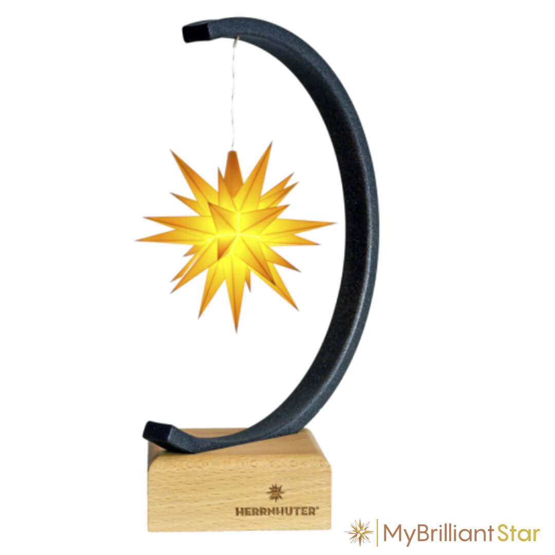 Star Bow with yellow herrnhut star 