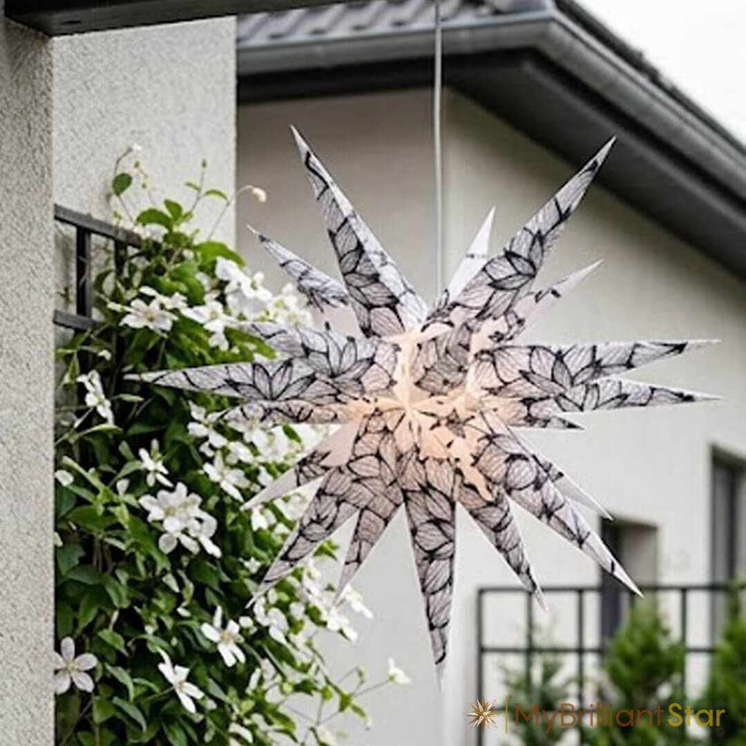 Herrnhuter Nature Edition 2026 Graphic Dahlia on balkony