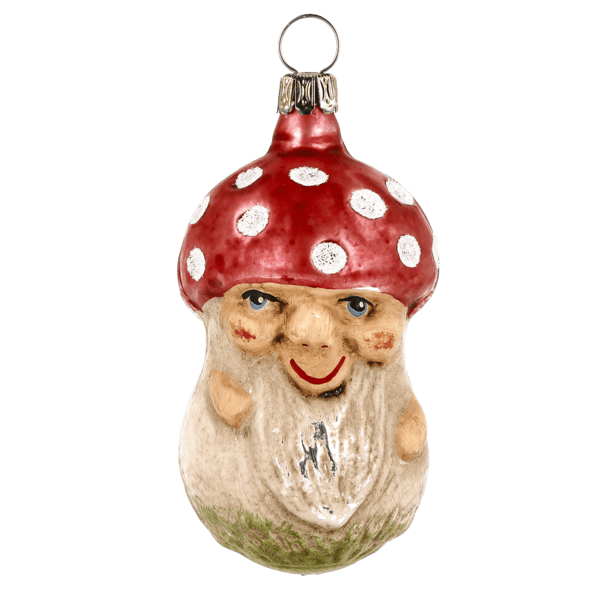 MAROLIN® - Glass ornament &quot;Mushroom with face&quot;