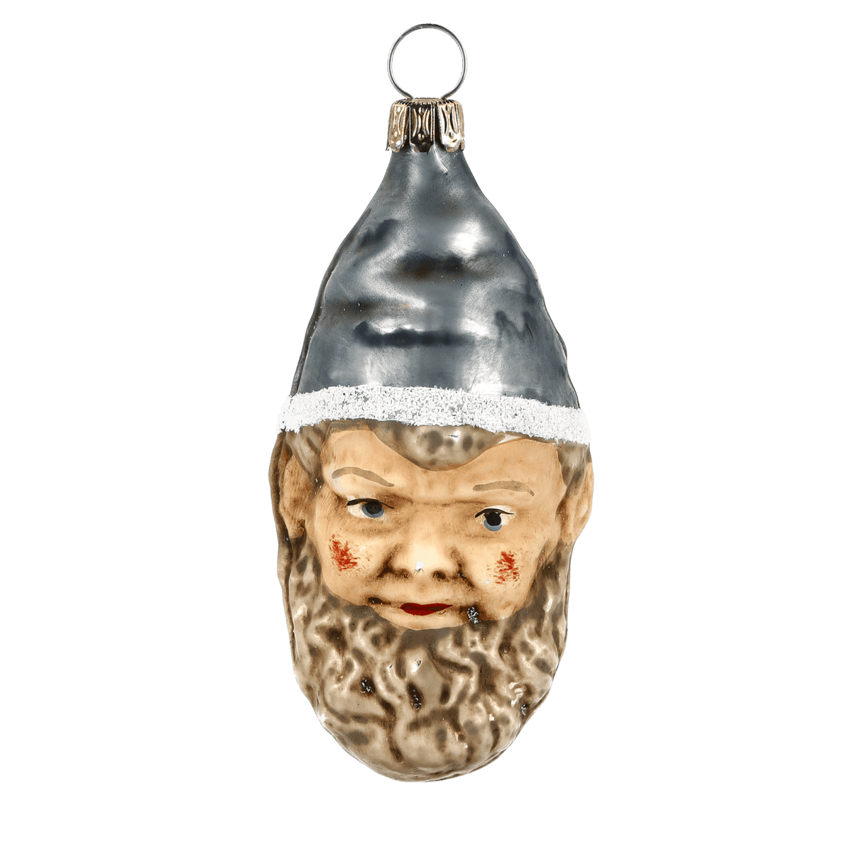 MAROLIN® - Glass ornament &quot;Dwarf with blue cap&quot;