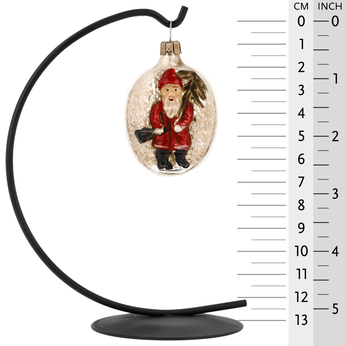 MAROLIN® - Glass ornament &quot;Nicholas&quot; hanging on star bow