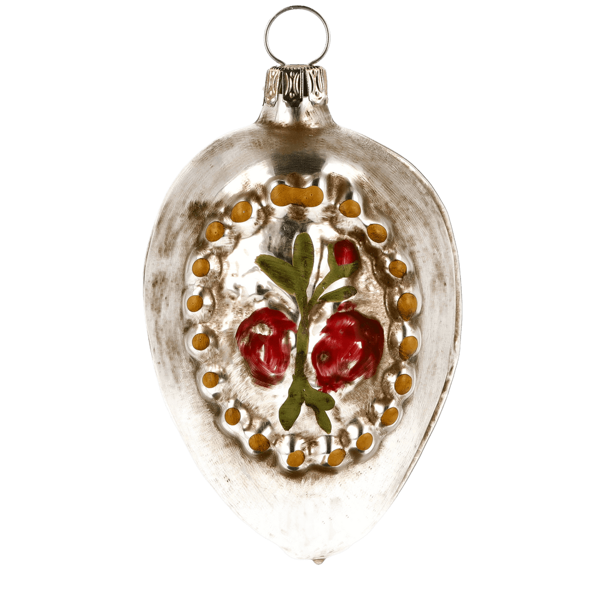 MAROLIN® - Glass ornament &quot;Cross with roses&quot;