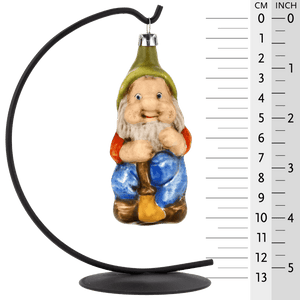 MAROLIN® - Glass ornament "Dwarf with broom"