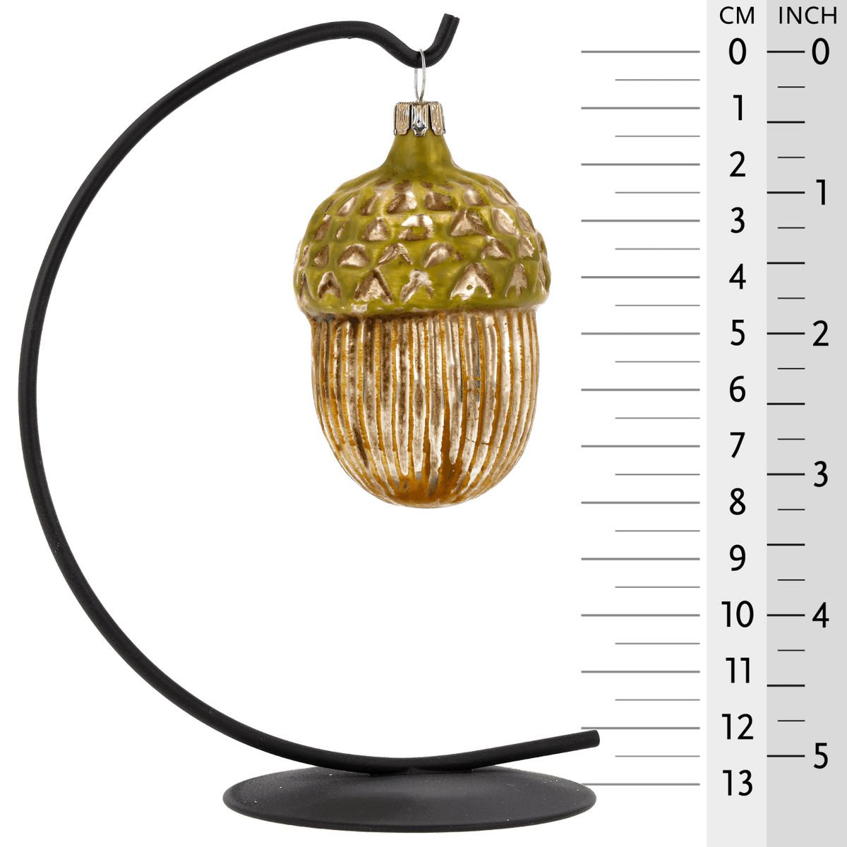 MAROLIN® - Glass ornament &quot;Acorn&quot; on star bow