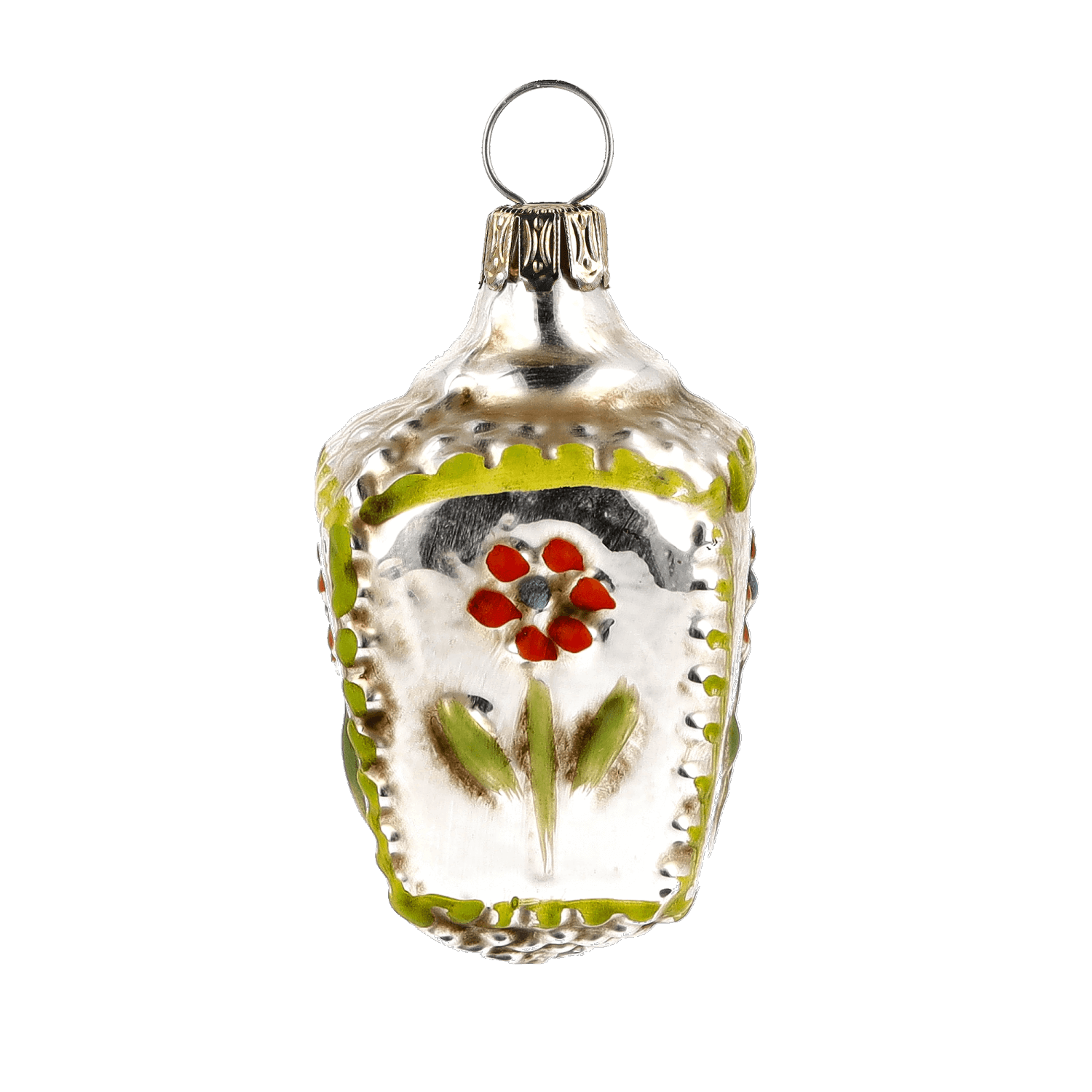 MAROLIN® - Miniature glass ornament "Basket with flowers"