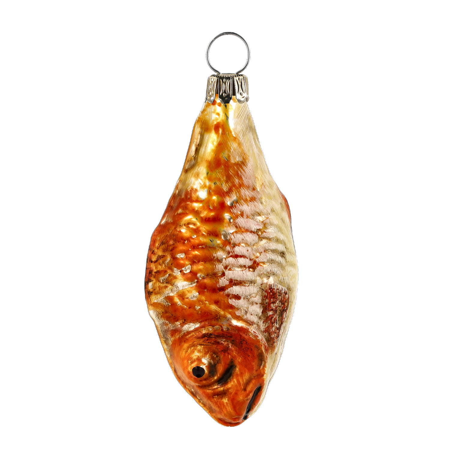 MAROLIN® - Miniature glass ornament "Fish orange"